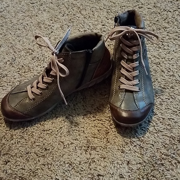 rieker high top trainers